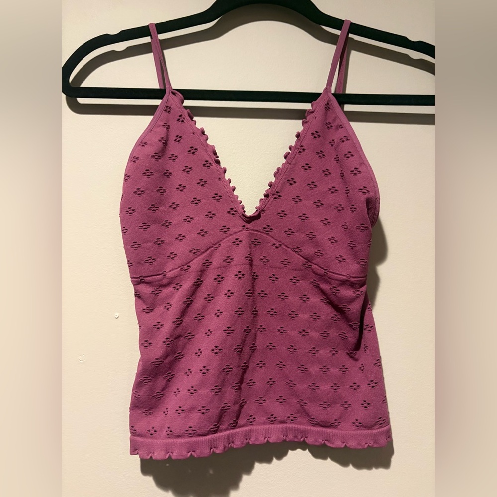 Free People Plum Sleeveless Top